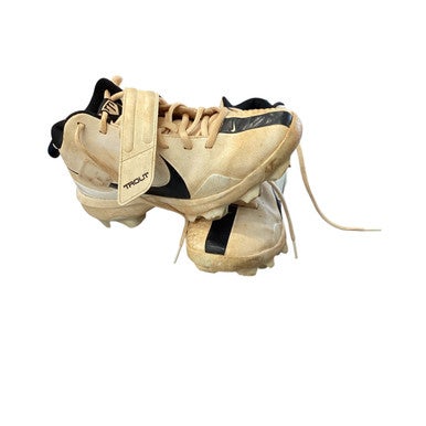Used Nike TROUT BB CLEATS BB/SB Cleats White Junior 06 11760-S000080586