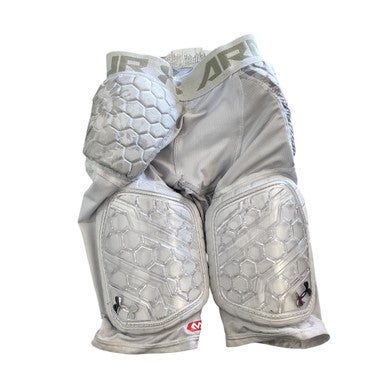 Used Under Armour YOUTH PADDED SHORTS FB Girdles White MD 11760-S000080576