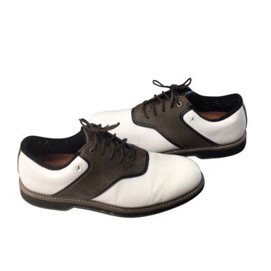 Used Foot Joy Mens Golf Shoes Brown Senior 8 11760-S000080623