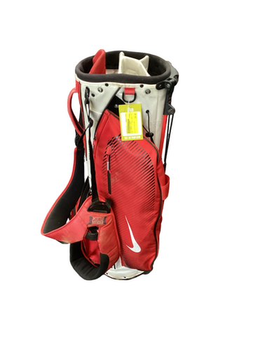 Used Nike SPORT LITE Mens Stand Bag White/Black/Red 11613-S000166187