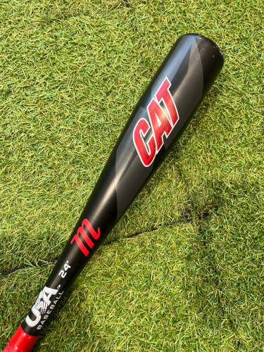 2021 Marucci CAT Alloy Bat USABat Certified (-11) 13 oz 24" (Used)