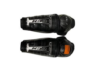Used CCM JETSPEED FT445 Junior Shin Guards Black 10" 11847-S000028674