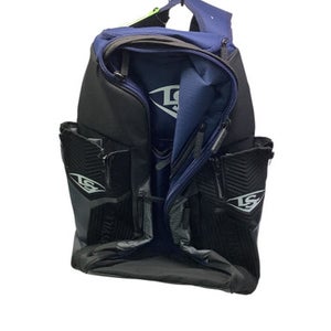 Used Louisville Slugger 2 BAT BACK PACK BB/SB Player Backpack Navy Blue 11347-S000253511