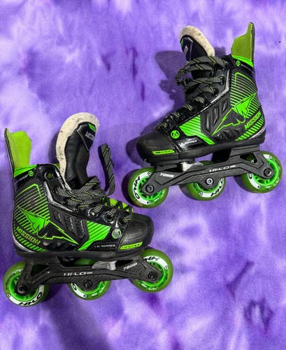 Youth Mission Lil Ripper Inline Skates Regular Width Size 12 (Used)