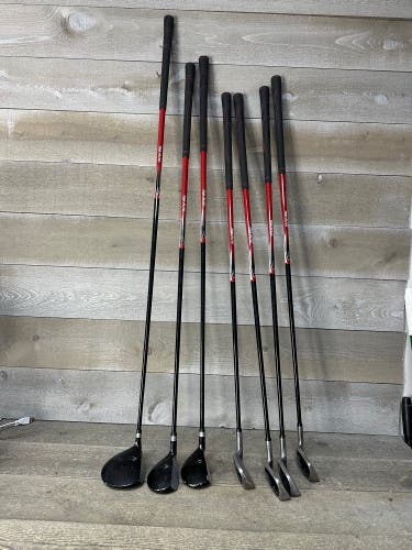 Top Flite XL Hybrid Iron Set 3 4 5 Hybrid 6-7-8-9 RH Senior A Flex Graphite