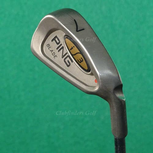 Ping i3 Blade Red Dot Single 7 Iron Factory Cushin JZ Steel Regular