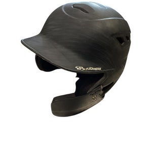 Used BoomBah BASEBALL HELMET Batting Helmet No Mask Black MD 11884-S000051061