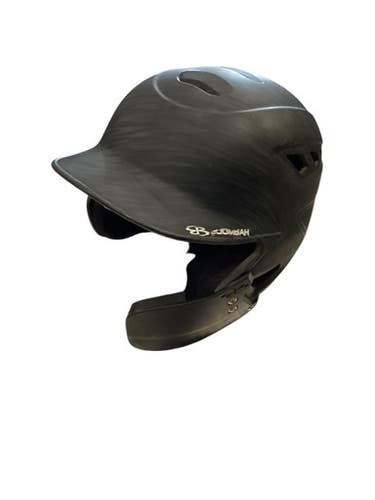 Used BoomBah BASEBALL HELMET Batting Helmet No Mask Black MD 11884-S000051061