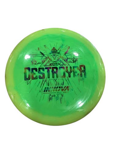 Used Innova DESTROYER Disc Golf Driver Green 11884-S000051059