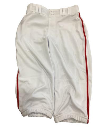 Used Champro WHITE BASEBALL PANTS RED STRIPE BB/SB Pant Boys White XL 11884-S000051050