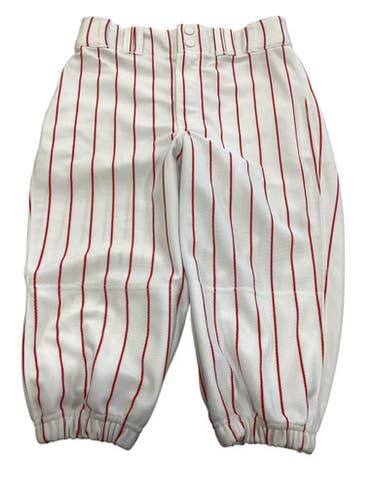 Used Champro TRIPLE CROWN KNICKER RED STRIPE BB/SB Pant Mens White SM 11884-S000051048