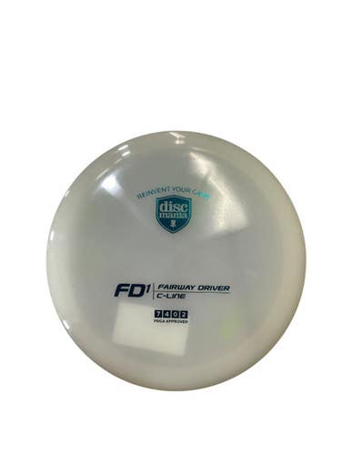 Used Discmania FD1 Disc Golf Driver White 11884-S000051039