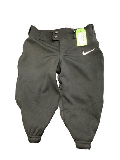 Used Nike BASEBALL PANTS BB/SB Pant Boys Black XS 11884-S000051000