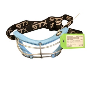 Used STX STX PROTECTIVE GOGGLES Lacrosse Facial Protect Carolina Blue Senior 11884-S000050992