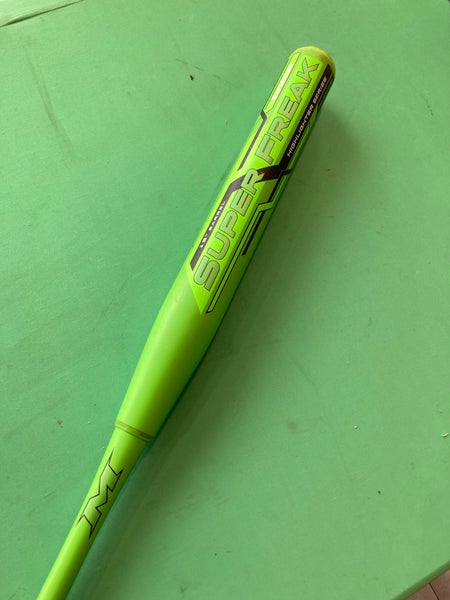 Green Miken Super Freak Bat (-8) Composite 26 oz 34" (Used)