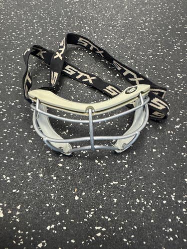 Used STX 4 SIGHT PLUS S Lacrosse Facial Protect Grey Senior 11849-S000030758
