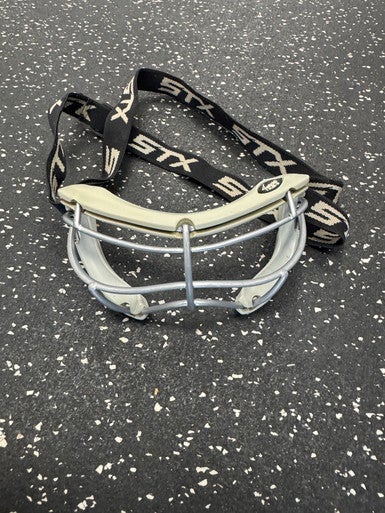 Used STX 4 SIGHT PLUS S Lacrosse Facial Protect Grey Senior 11849-S000030758