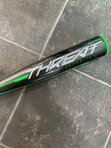 2019 Rawlings Threat Composite Bat USABat Certified (-12) Composite 18 oz 30" (Used)