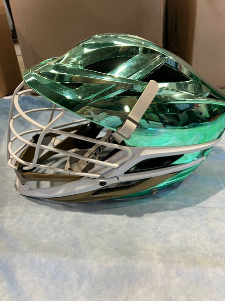 Green Chrome Adult Cascade XRS Helmet (Used)