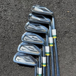 2010 Mizuno MP-63 Right Handed Iron Set Stiff Flex Steel Shaft (Used)