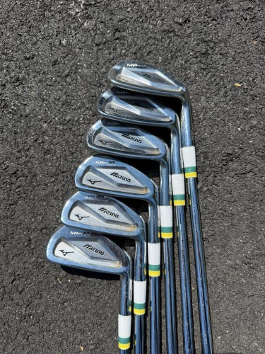 2010 Mizuno MP-63 Right Handed Iron Set Stiff Flex Steel Shaft (Used)