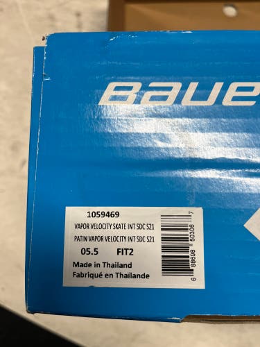 Bauer Vapor X Velocity Hockey Skates Size 5.5 (Used)