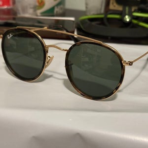 Ray-Ban Round Double Bridge 51mm Unisex  Sunglasses