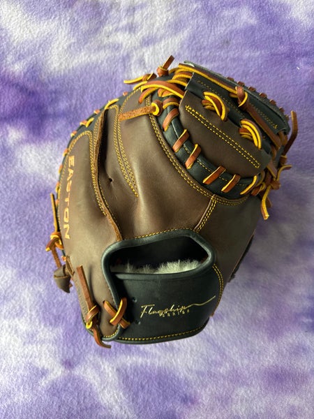 Brown Easton Flagship RH Catcher's Baseball Glove 33.5" (New)