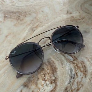 Ray-Ban Round Double Bridge 51mm Unisex  Sunglasses