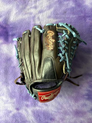 Brown Rawlings Gold Glove Elite RH Outfield Baseball Glove 11.5" (Used)