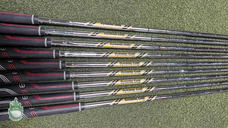 Used Dynamic Gold S400 120g Tour Issue 5-PW/GW/SW/LW Steel Iron Set Shafts