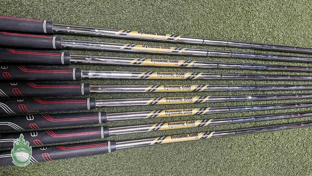 Used Dynamic Gold S400 120g Tour Issue 5-PW/GW/SW/LW Steel Iron Set Shafts