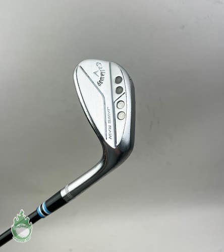 Right Handed Callaway Jaws Raw S Grind Chrome Wedge 58*-10 Stiff Steel Golf
