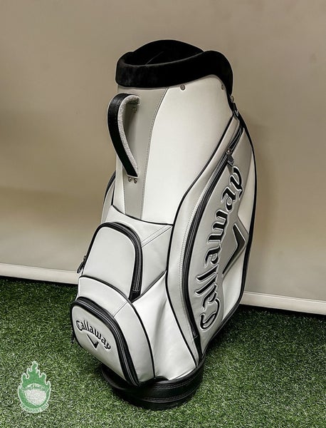 Used Callaway Roger Cleveland Black/White Display Staff Bag 6-Dividers