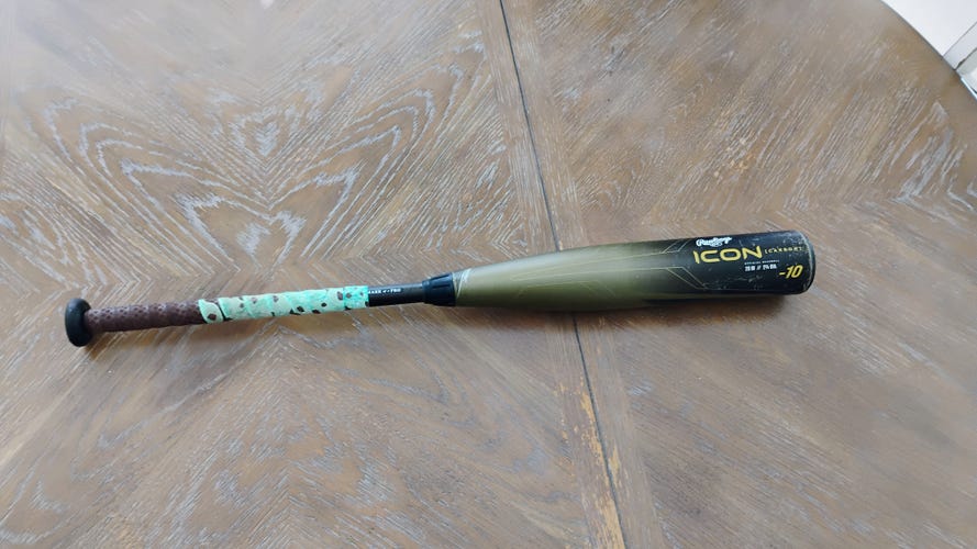 2023 Rawlings Icon Composite USSSA Certified Bat (-10) 19 oz 29" (Used)
