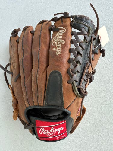Brown Rawlings Premium Series RH Baseball Glove 12" (Used)