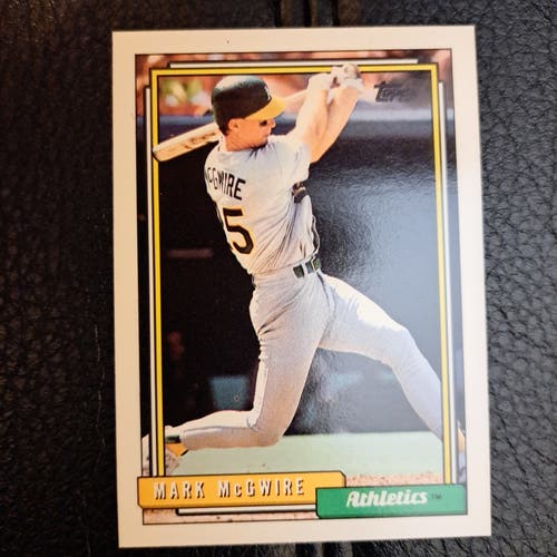 1992 Topps #450 Mark McGwire