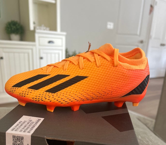 Orange Unisex 2.5Y (Big Kids / Youth) Adidas x speedportal Cleats (New)