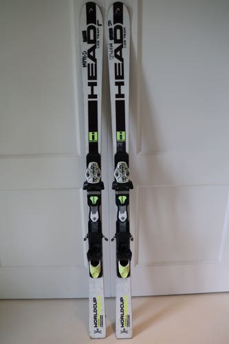 2019 HEAD 151 cm Racing World Cup Rebels i.GS RD Skis With Bindings Max Din 11 (Used)