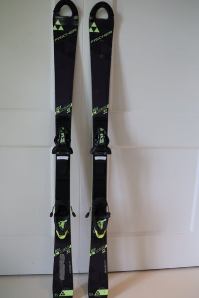 2016 Fischer Racing 135 cm RC4 World Cup SL Skis With Bindings (Used)