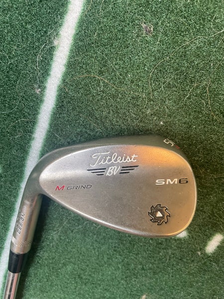Titleist Vokey SM6 Tour Chrome Left Hand Wedge Stiff Flex 56 Degree Steel Shaft