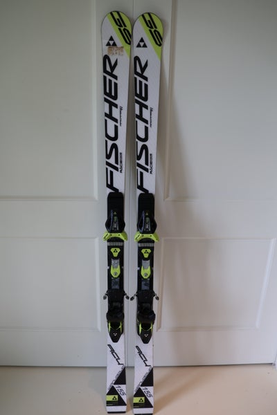 2015 Fischer 155 cm Racing RC4 World Cup GS Skis With Bindings Max Din 11 (Used)
