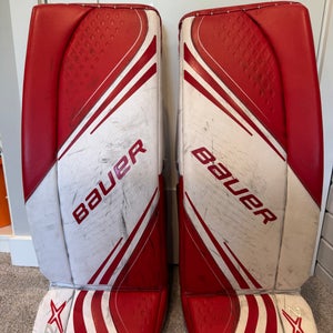 Small Bauer Vapor 2X Goalie Leg Pads (Used)