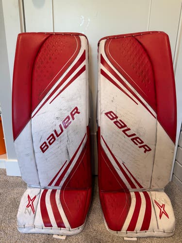 Small Bauer Vapor 2X Goalie Leg Pads (Used)