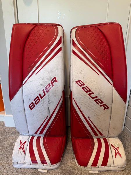 Small Bauer Vapor 2X Goalie Leg Pads (Used)