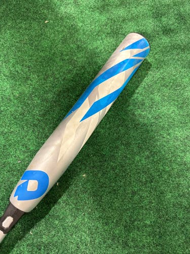 Gray 2019 DeMarini CF Zen Composite Bat (-11) Composite 17 oz 28" (Used)