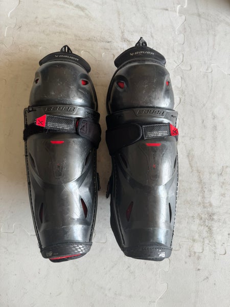 Junior Bauer Vapor 3X Pro 13" Shin Pads Pro Stock (Used)