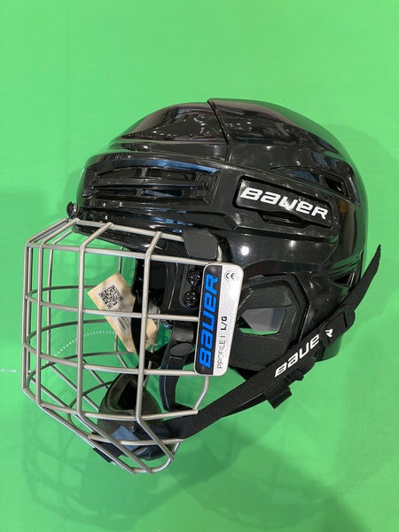 Black Large Bauer IMS 5.0 Helmet (Used)