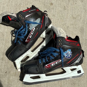 Senior CCM Jetspeed FT2 Hockey Goalie Skates Extra Wide Width 9.5 (Used)
