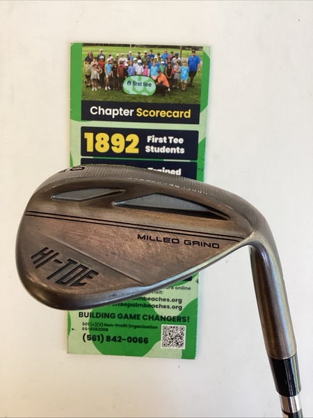 TaylorMade Hi-Toe Milled Grind LW 60* Lob Wedge KBS Hi-Rev 2.0 Steel Shaft